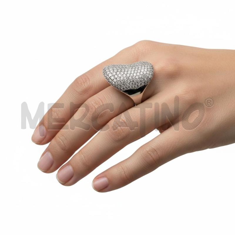 ANELLO DONNA MP ARG ZIRCON MULTI BRILL  | Mercatino dell'Usato Roma appia 2