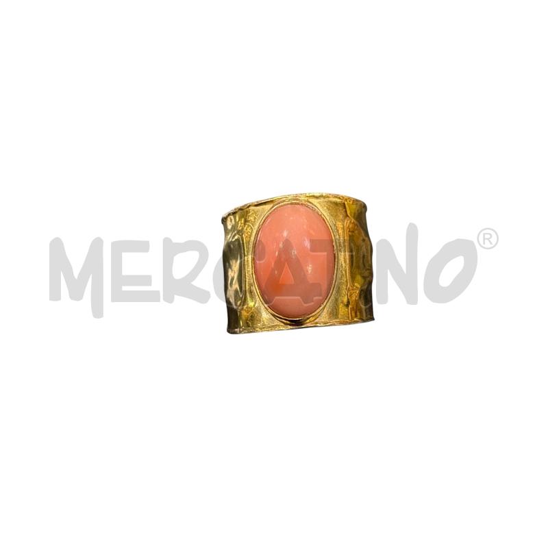 ANELLO DONNA MP DORAT CORALLO CENTRAL  | Mercatino dell'Usato Roma appia 1
