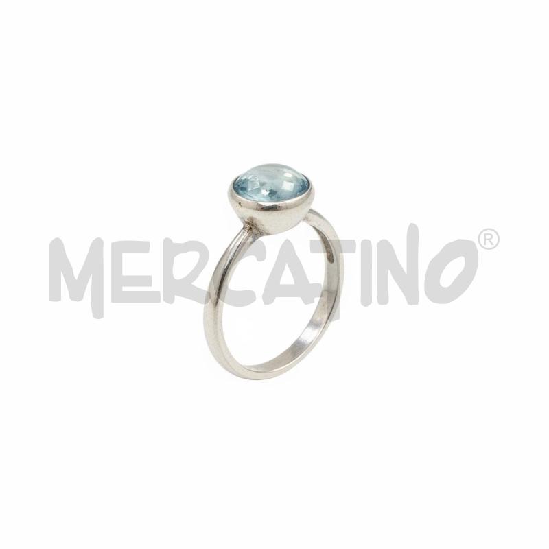 ANELLO DONNA PANDORA PIETR CELESTE | Mercatino dell'Usato Roma appia 2