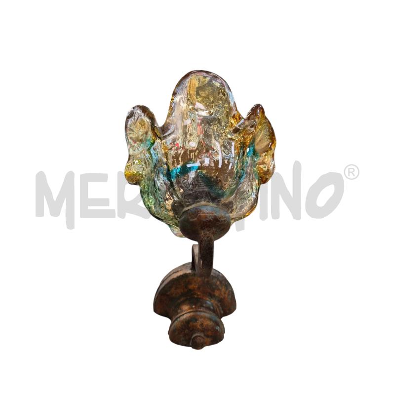 APPLIQUE CAPPELLO MURANO GIALLO VERDINO | Mercatino dell'Usato Roma appia 2