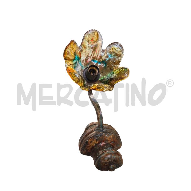 APPLIQUE CAPPELLO MURANO GIALLO VERDINO | Mercatino dell'Usato Roma appia 4