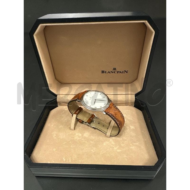 BLANCPAIN OROLOGIO N.1072 ARGENTAT BIANC CINT PELLE MARRON  | Mercatino dell'Usato Roma appia 1