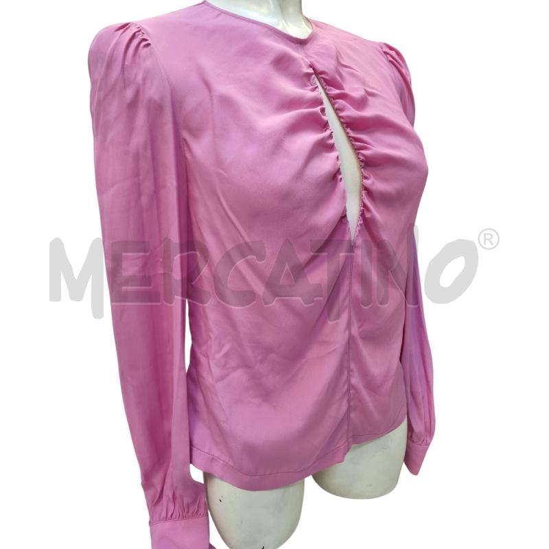 BLUSA DONNA PINKO FUCSIA APERT DAVANT MISTO SETA  | Mercatino dell'Usato Roma appia 2
