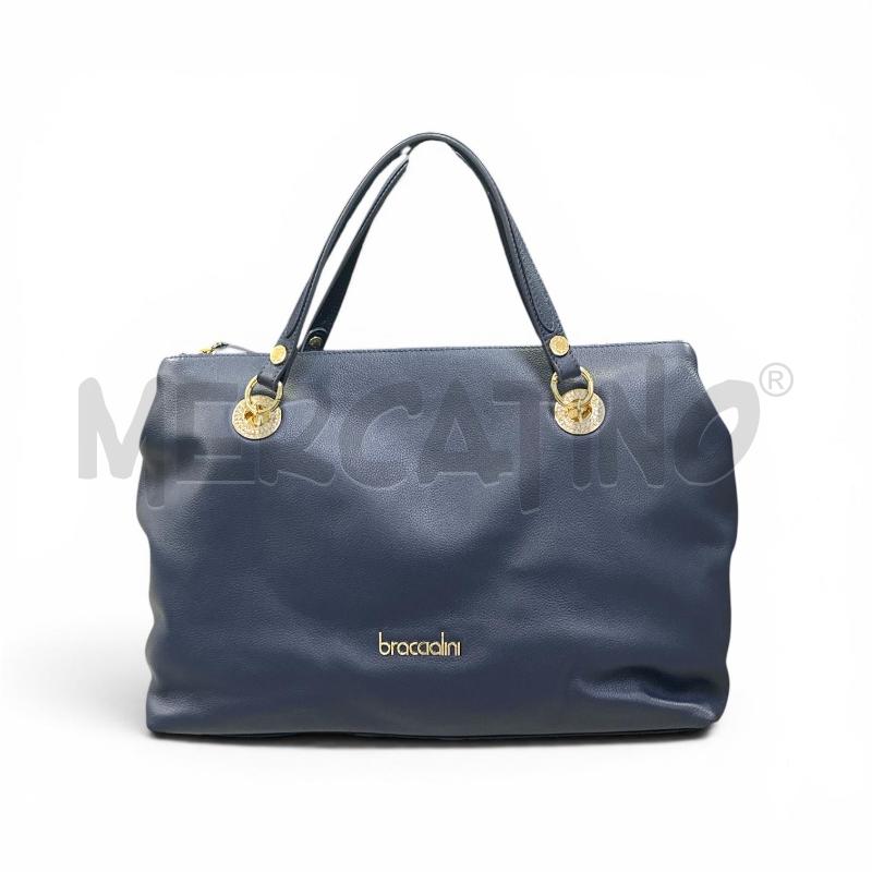 BORSA DONNA BRACCIALINI BLU STRASS | Mercatino dell'Usato Roma appia 1