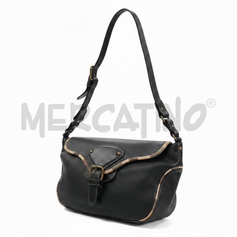 BORSA DONNA BURBERRY PELE BORDI TARTAN  | Mercatino dell'Usato Roma appia 2