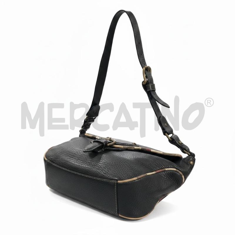 BORSA DONNA BURBERRY PELE BORDI TARTAN  | Mercatino dell'Usato Roma appia 3