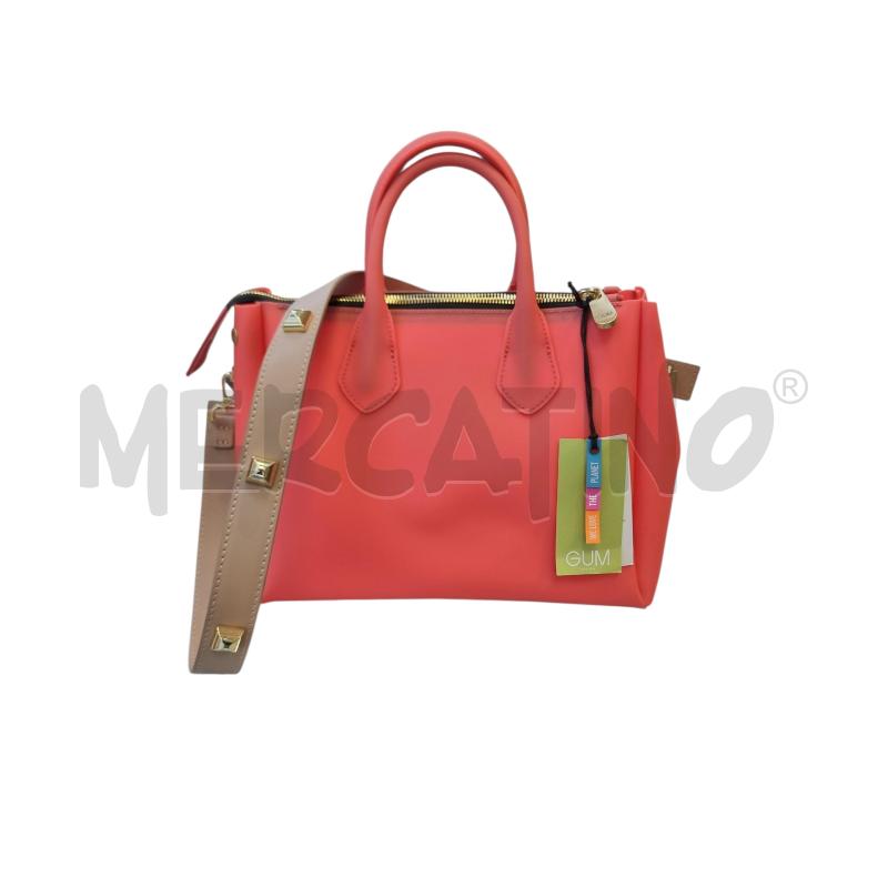 BORSA DONNA GUM SALMONE TRACOLLA BEIGE  | Mercatino dell'Usato Roma appia 1
