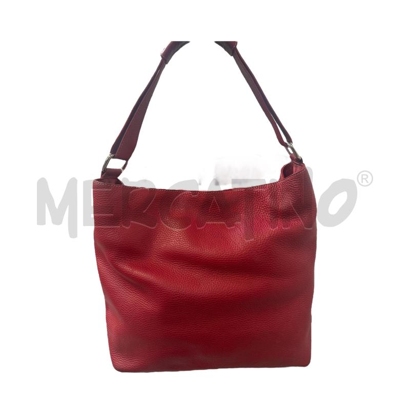 BORSA DONNA JIL SANDER ROSSA PELLE | Mercatino dell'Usato Roma appia 1