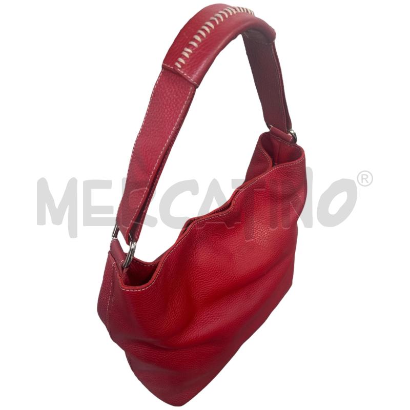 BORSA DONNA JIL SANDER ROSSA PELLE | Mercatino dell'Usato Roma appia 2