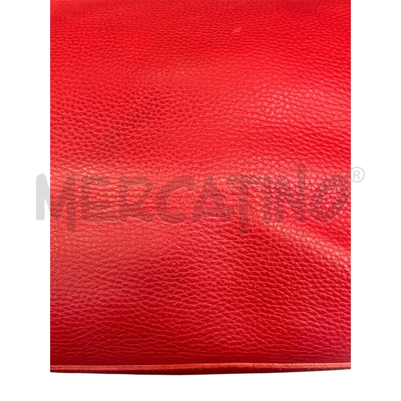 BORSA DONNA JIL SANDER ROSSA PELLE | Mercatino dell'Usato Roma appia 3