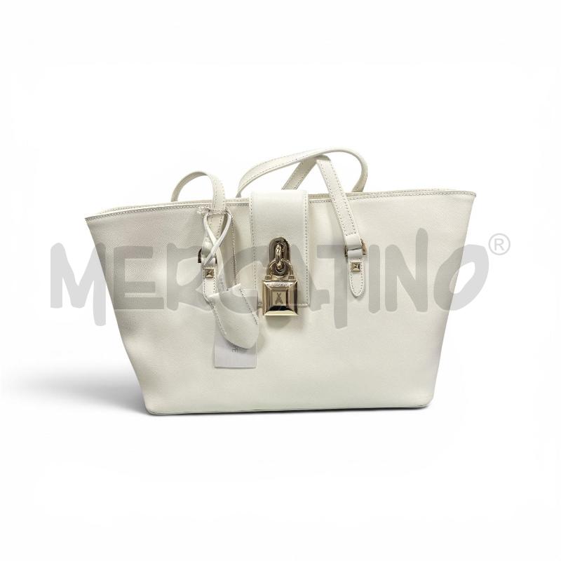 BORSA DONNA PATRIZIA PEPE BIANCA  CATENACCIO DORATO | Mercatino dell'Usato Roma appia 2