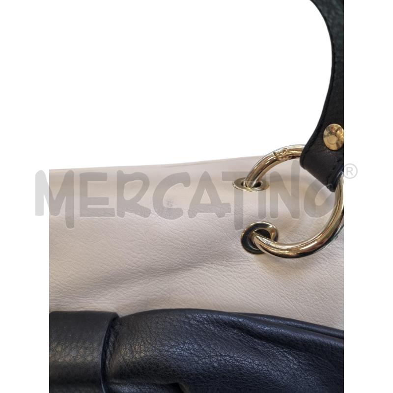 BORSA DONNA RED VALENTINO PELLE BEIGE FIOR MANIC NER  | Mercatino dell'Usato Roma appia 2