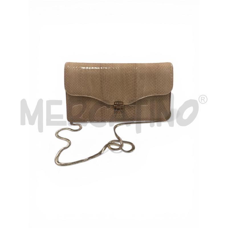 BORSA DONNA REISS  PITONATA BEIGE | Mercatino dell'Usato Roma appia 1
