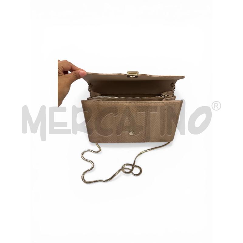 BORSA DONNA REISS  PITONATA BEIGE | Mercatino dell'Usato Roma appia 2