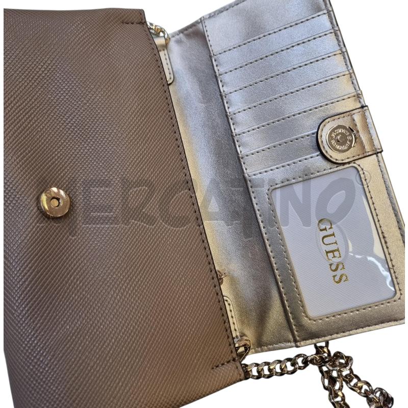 BORSETTA DONNA GUESS TORTORA  | Mercatino dell'Usato Roma appia 4