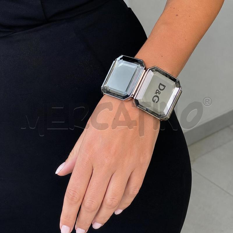 BRACCIALE D&G SPECCHIATO ARGENTATO | Mercatino dell'Usato Roma appia 3