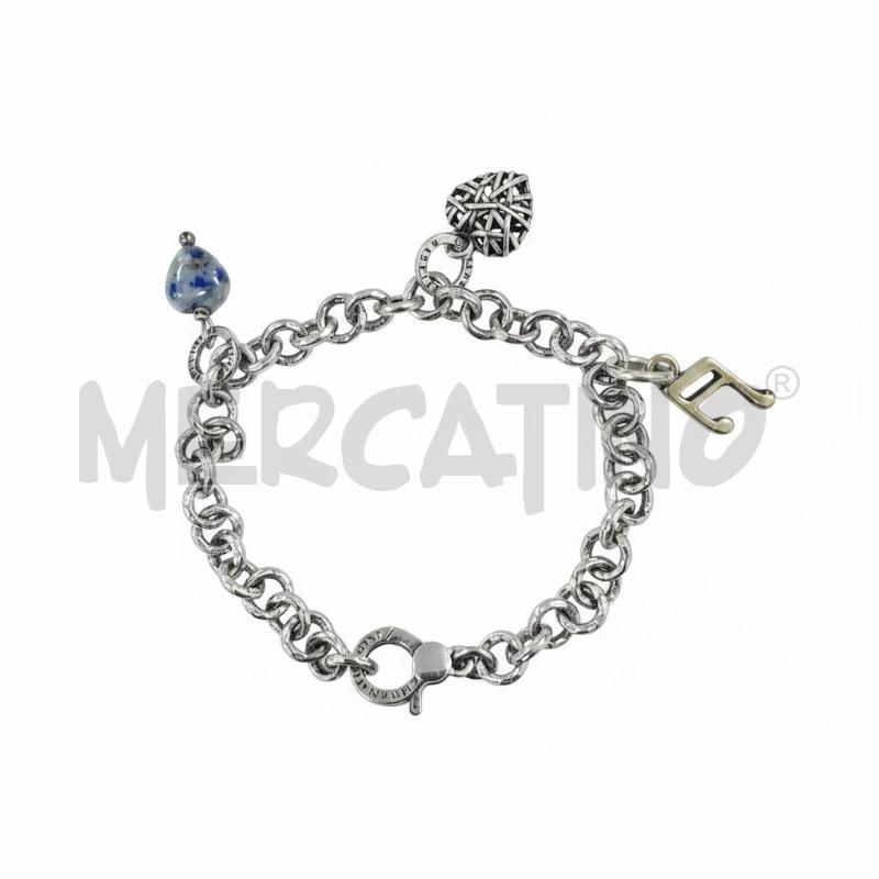 BRACCIALE GIANNI RASPINI MP ARG CHARM CUOR  | Mercatino dell'Usato Roma appia 1