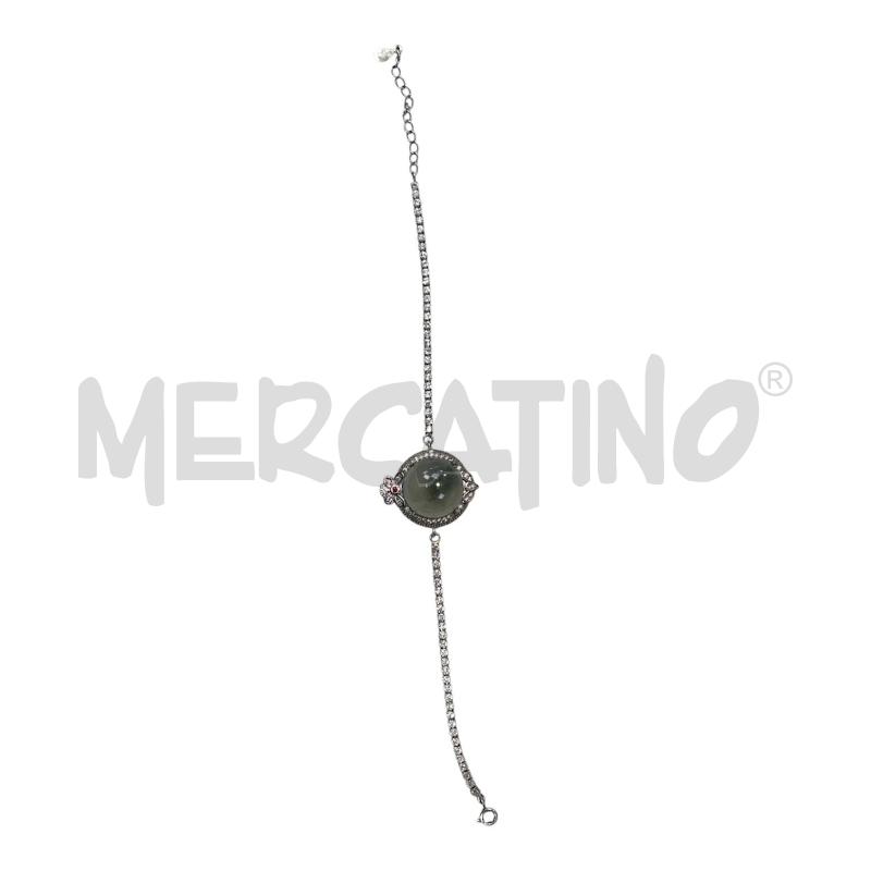 BRACCIALE MP ARG STRASS PIETR CHIARA VERD STRASS | Mercatino dell'Usato Roma appia 2