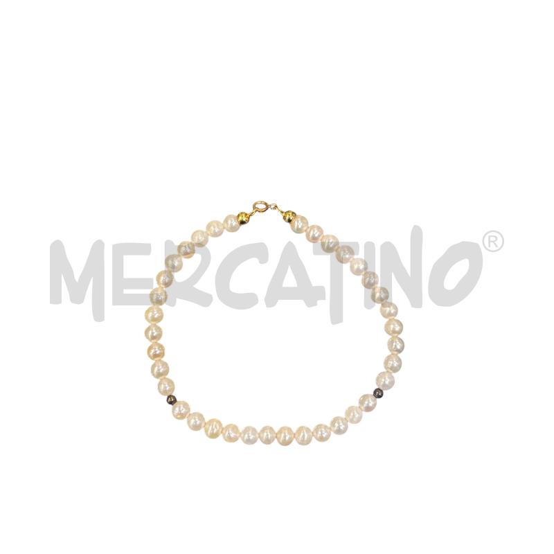BRACCIALE PERLE CHIUSURA MP DORAT  | Mercatino dell'Usato Roma appia 1