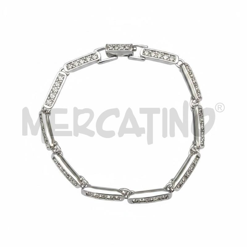 BRACCIALE SWAROVSKI ARGENTATO STRASS | Mercatino dell'Usato Roma appia 1