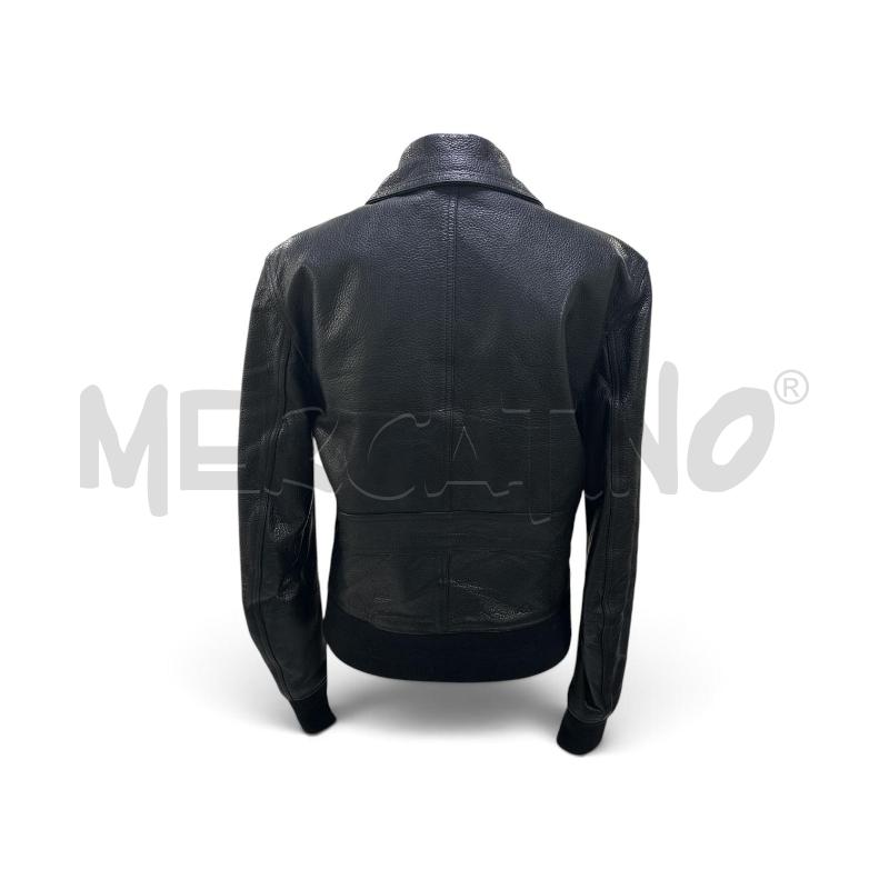 BURBERRY BRIT GIACCA BOMBER UOMO PELLE NER  | Mercatino dell'Usato Roma appia 2