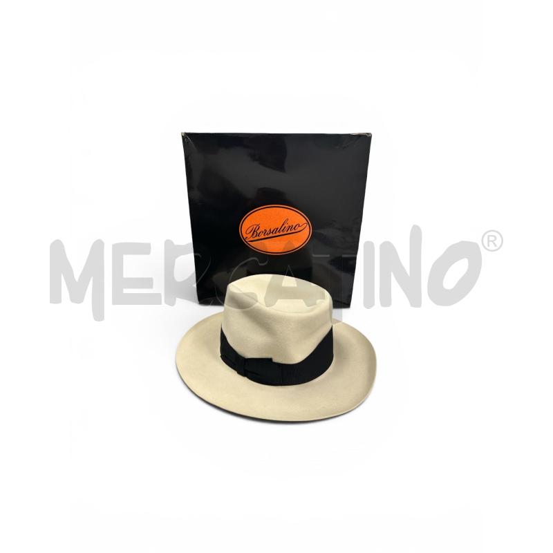 CAPPELLO BORSALINO PANNA DIAMETRO 19CM  | Mercatino dell'Usato Roma appia 1