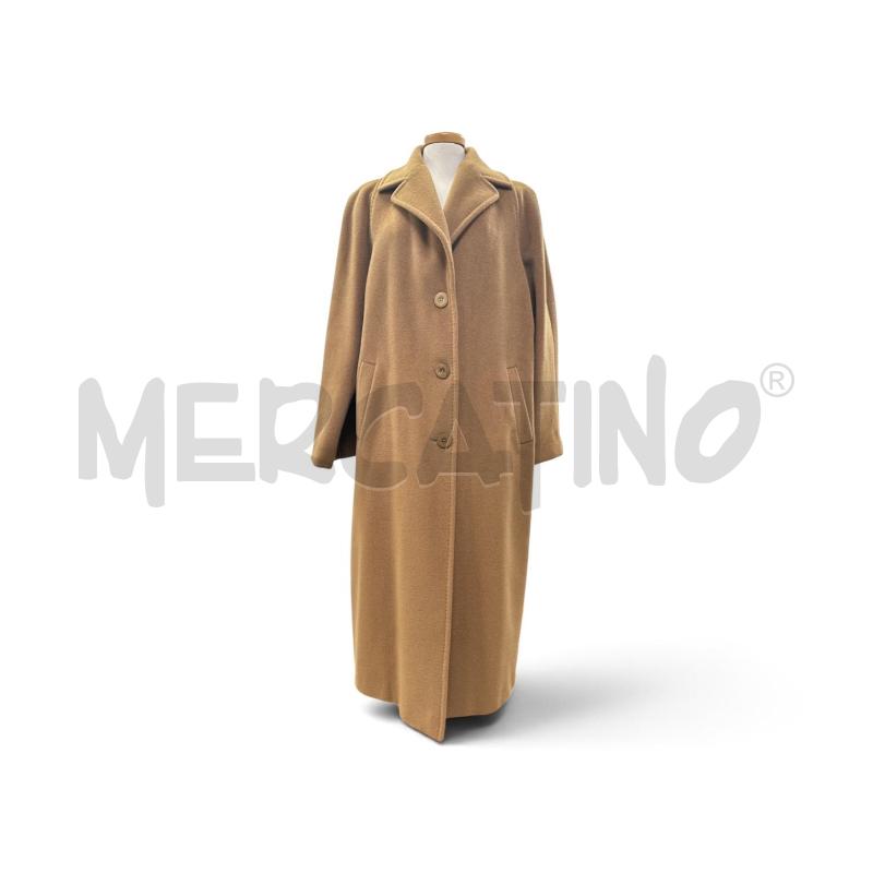 CAPPOTTO DONNA PIACENZA LANA COLOR CAMMELLO  | Mercatino dell'Usato Roma appia 1
