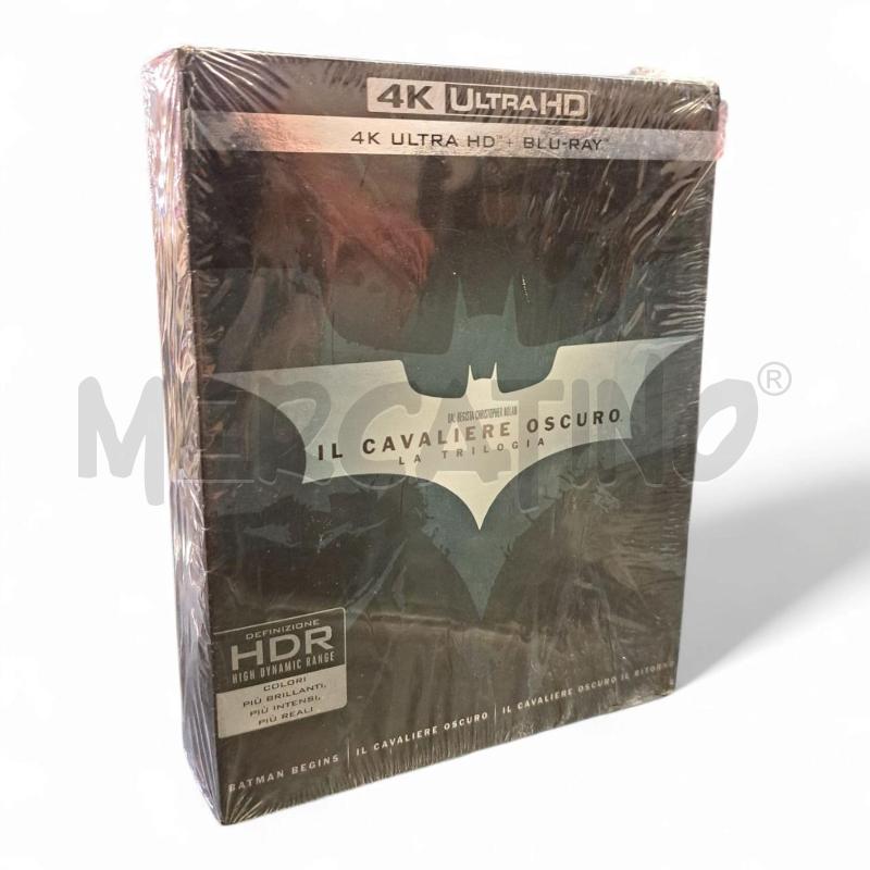 COFANETTO IL CAVALIERE OSCURO TRILOGIA BLU RAY 4K | Mercatino dell'Usato Roma appia 1