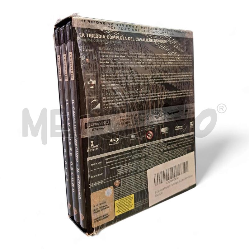 COFANETTO IL CAVALIERE OSCURO TRILOGIA BLU RAY 4K | Mercatino dell'Usato Roma appia 2