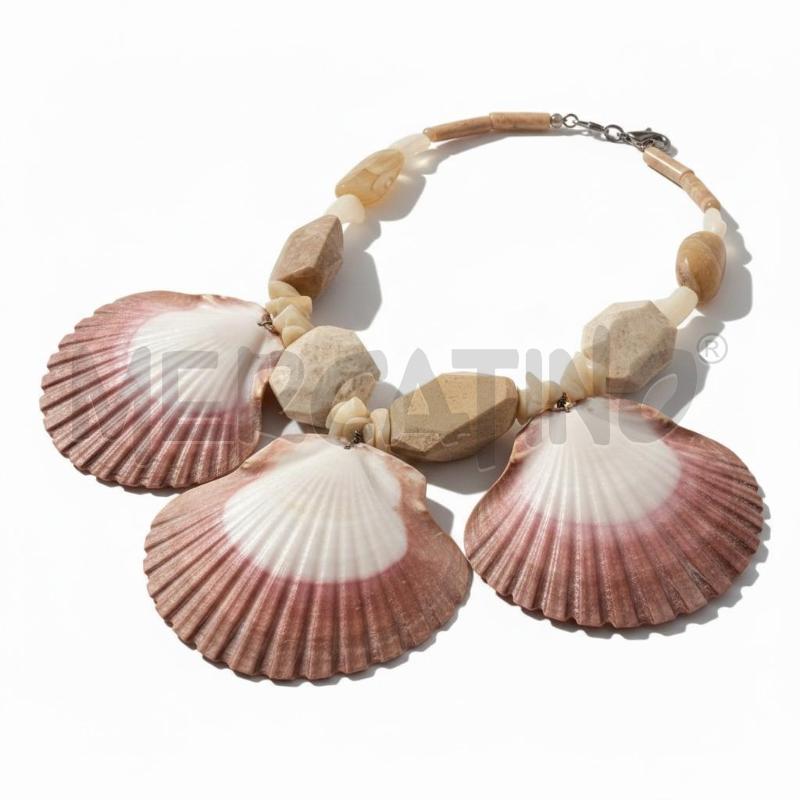 COLLANA CONCHIGLIA TORTORA | Mercatino dell'Usato Roma appia 1