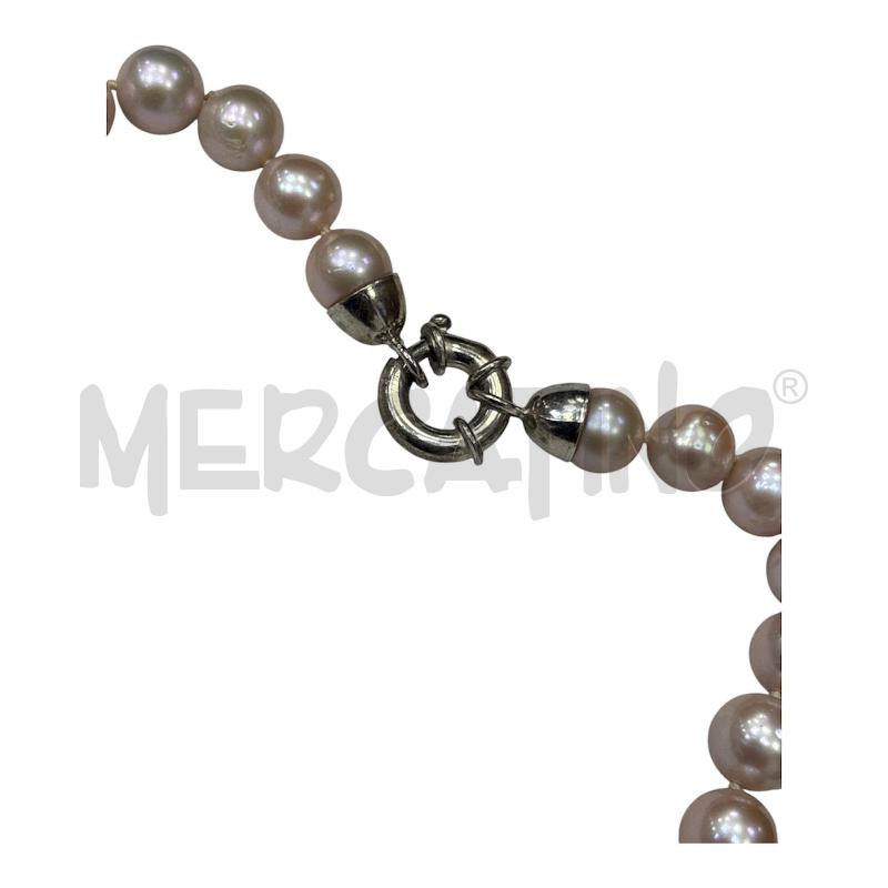 COLLANA MP ARG PERLE ROSATE | Mercatino dell'Usato Roma appia 2