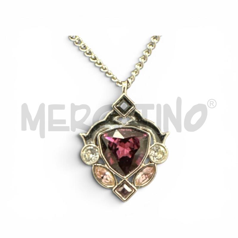 COLLANA SWAROVSKI ATELIER PIETRA   TP GRANAT | Mercatino dell'Usato Roma appia 2