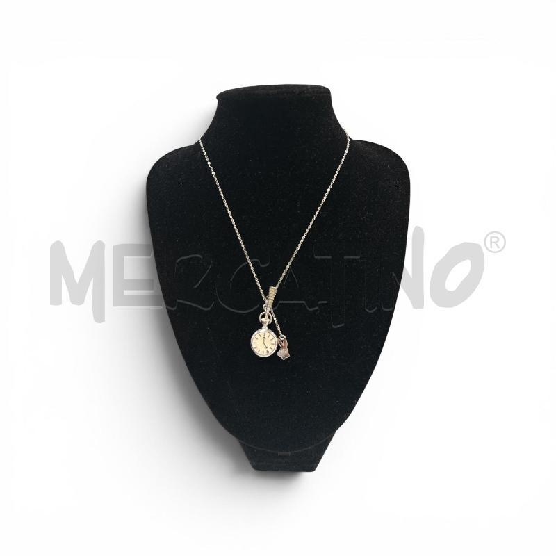 COLLANA SWAROVSKI DISNEY OROLOGIO ALICE IN WONDERLAND | Mercatino dell'Usato Roma appia 1