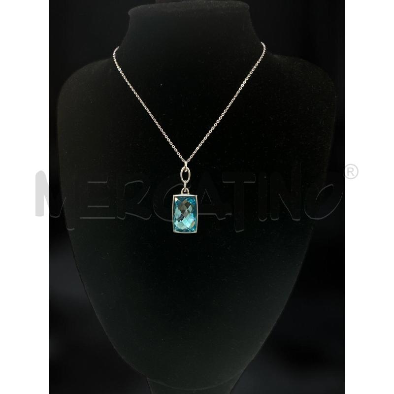COLLANA SWAROVSKI PENDENTI CELESTE | Mercatino dell'Usato Roma appia 1