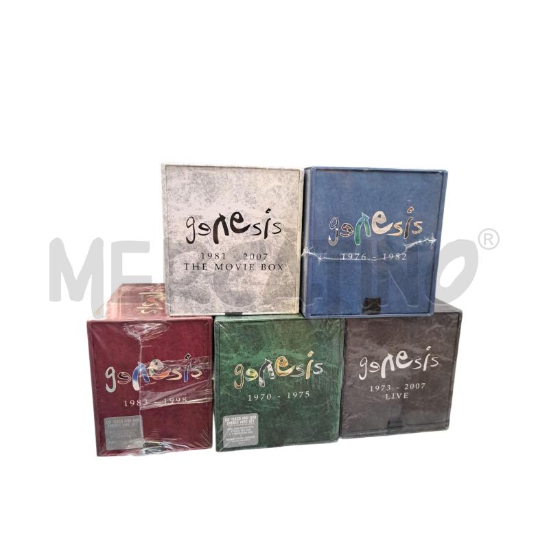 COLLEZIONE 5PZ BOX CD/DVD GENESIS  | Mercatino dell'Usato Roma appia 1