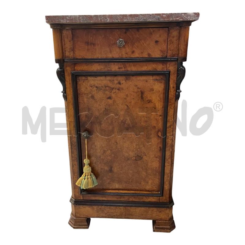 COMODINO NOCE P/MARMO | Mercatino dell'Usato Roma appia 2