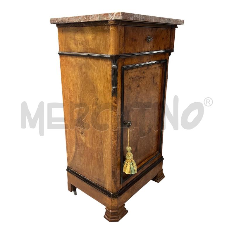COMODINO NOCE P/MARMO | Mercatino dell'Usato Roma appia 3