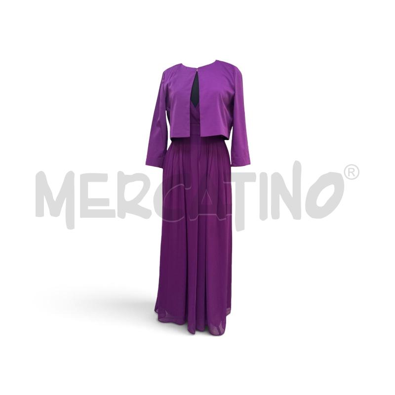 COMPLETO DONNA EMME MARELLA VIOLA GIACCA+ VEST VIOLA | Mercatino dell'Usato Roma appia 1