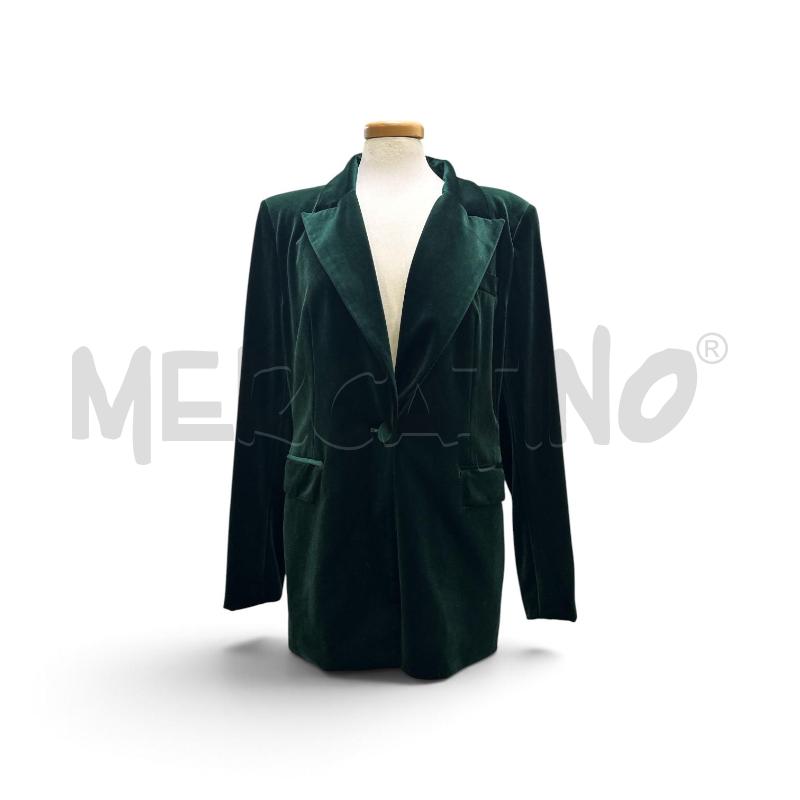 COMPLETO DONNA  ATTENTIF VERDE VELLUTO PANT+GIACCA | Mercatino dell'Usato Roma appia 2