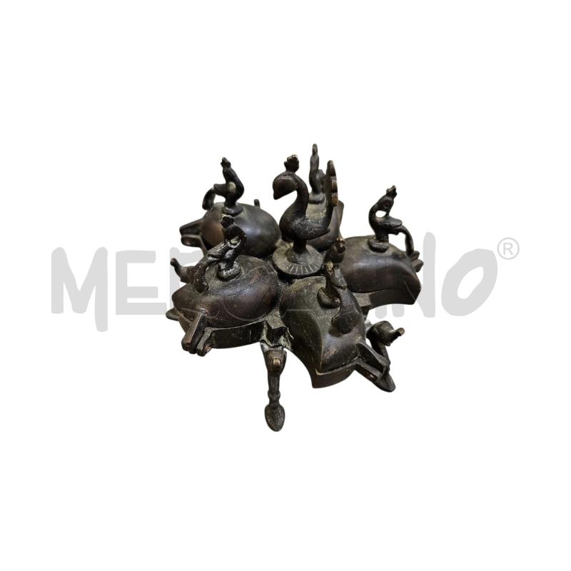 CONTENITORE CERIMONIALE BRONZO GALLETTI  | Mercatino dell'Usato Roma appia 1