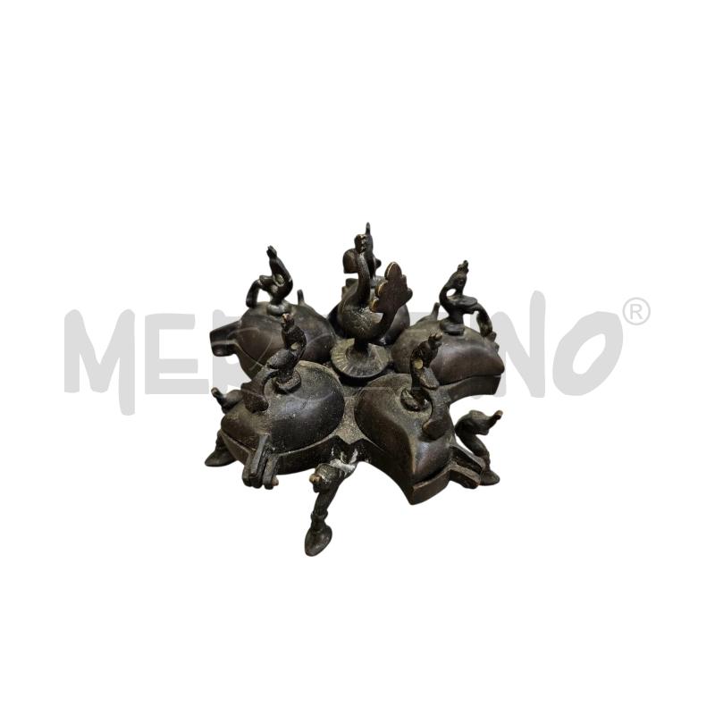 CONTENITORE CERIMONIALE BRONZO GALLETTI  | Mercatino dell'Usato Roma appia 2