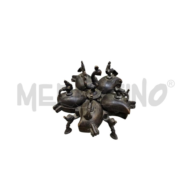 CONTENITORE CERIMONIALE BRONZO GALLETTI  | Mercatino dell'Usato Roma appia 4