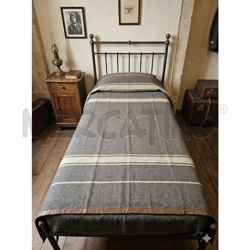 COPERTA ORIGINALE IN LANA GRIGIA DA SOLDATO ITALIANO | Mercatino dell'Usato Roma appia 1