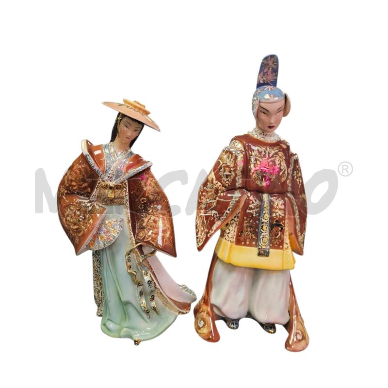 COPPIA SCULTURE IMPERATORI LE BERLETTI N°77 | Mercatino dell'Usato Roma appia 1