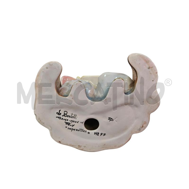 COPPIA SCULTURE IMPERATORI LE BERLETTI N°77 | Mercatino dell'Usato Roma appia 3