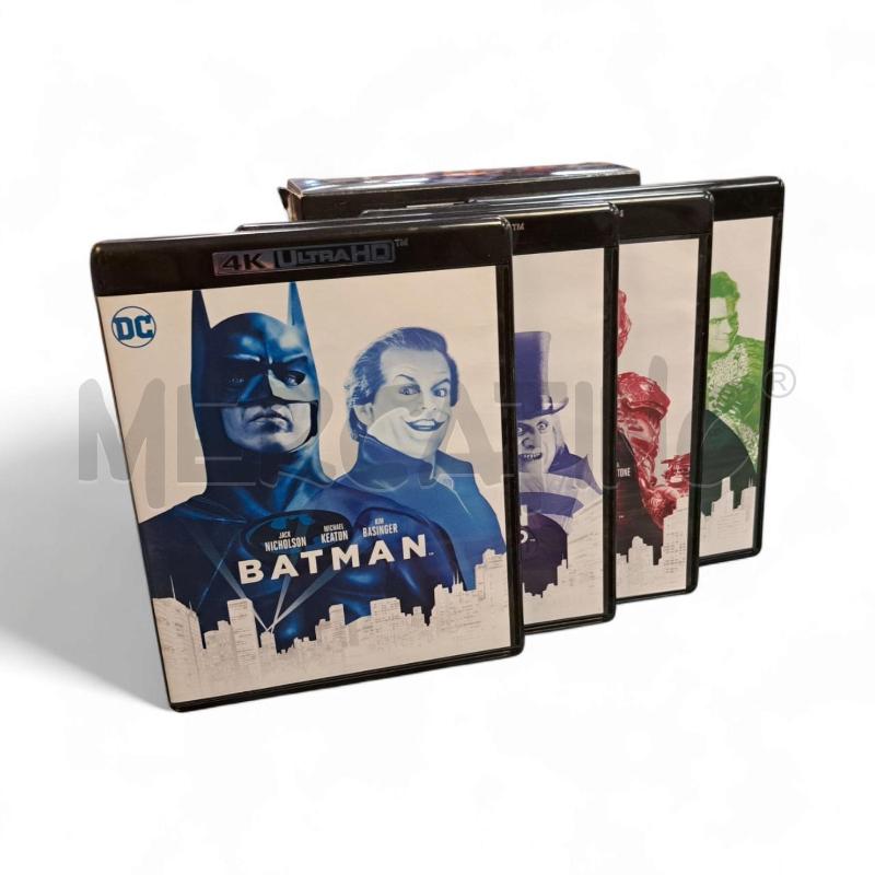 DVD COFANETTO BATMAN 1989-1997 4K ULTRA HD | Mercatino dell'Usato Roma appia 3