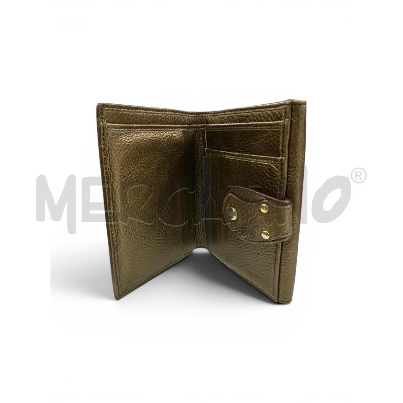 FENDI PORTA FOGLIO BORDI PELLE MORRONE STOFF LOGHI NER  | Mercatino dell'Usato Roma appia 2