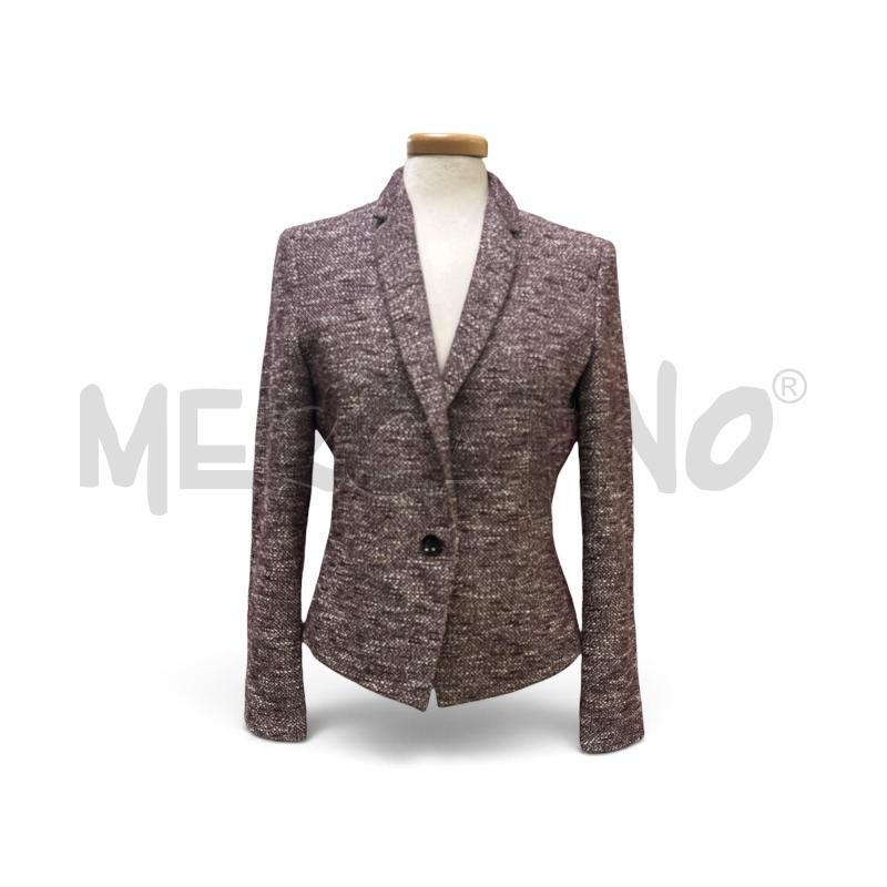 GIACCA DONNA HUGO MELANGE BORDEAUX | Mercatino dell'Usato Roma appia 1