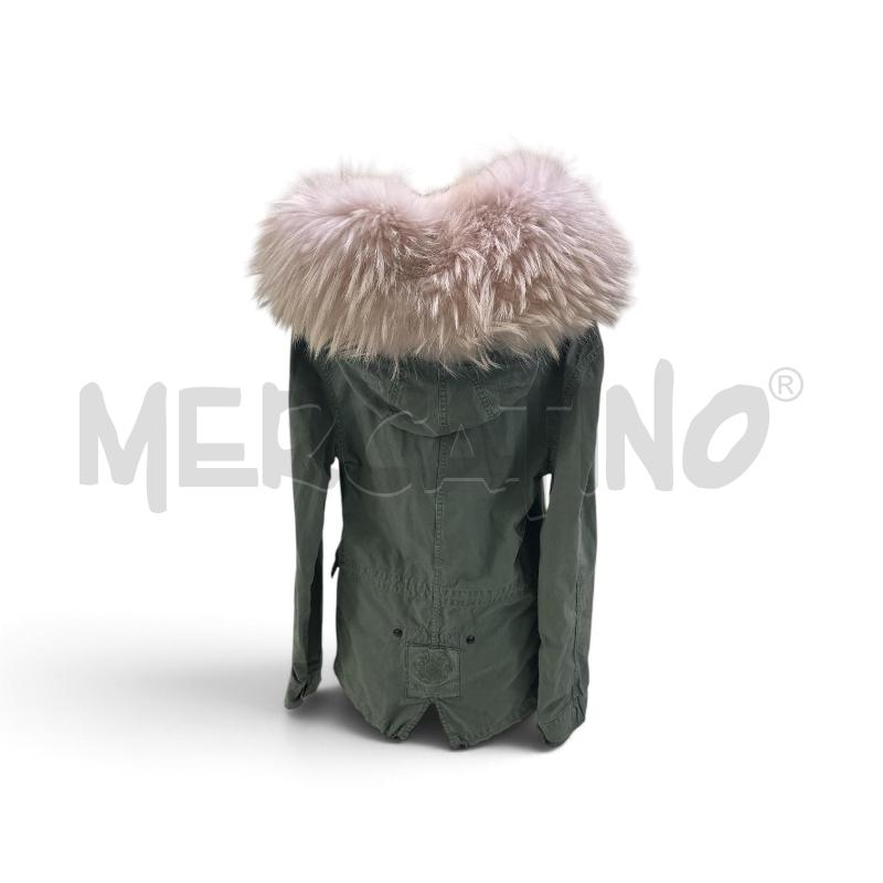 GIACCA DONNA MR&MRS VERDE COLL ROSA INT ARANC  | Mercatino dell'Usato Roma appia 2