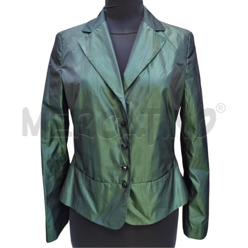 GIACCA DONNA PENNYBLACK VERDE    TRASLUCIDO RASO | Mercatino dell'Usato Roma appia 1